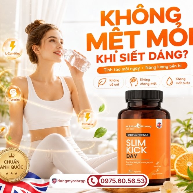 Vì sao sử dụng Slim Kick Day cơ thể không bị mệt mỏi?