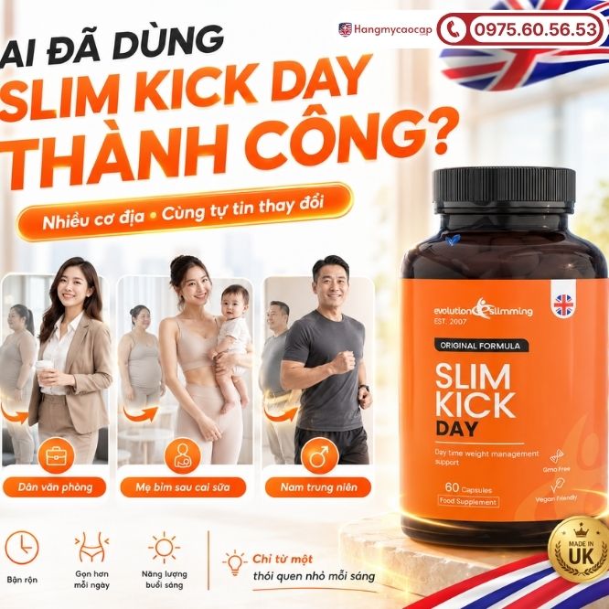 Những ai đã chinh phục vóc dáng thành công nhờ Slim Kick Day?