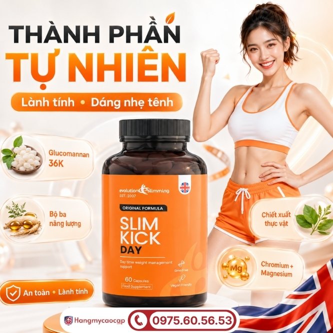 Khám phá bảng thành phần tự nhiên đột phá của Slim Kick Day