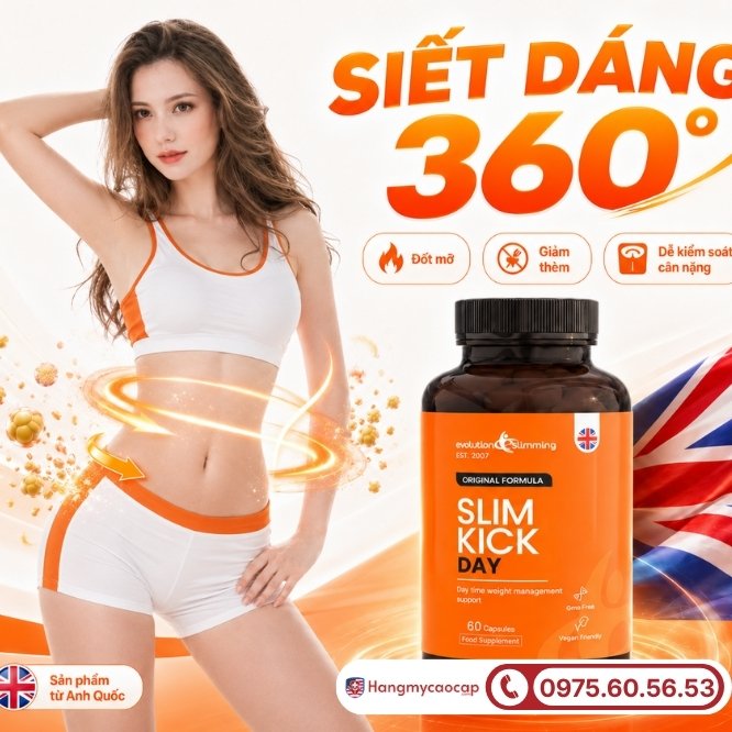 Những công dụng vượt trội của viên uống Slim Kick Day