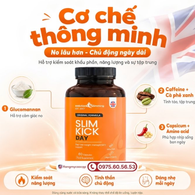 Cơ chế tác động của Slim Kick Day giúp đốt cháy mỡ thừa bền bỉ