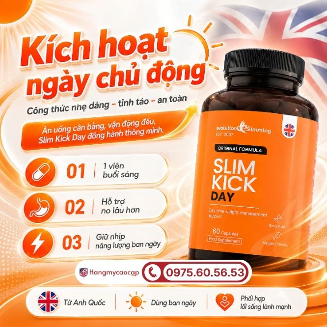 Cơ chế tác động của Slim Kick Day giúp đốt cháy mỡ thừa bền bỉ