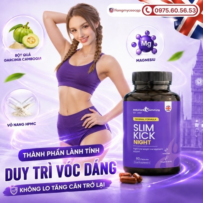 Khám phá bảng thành phần tự nhiên lành tính của Slim Kick Night