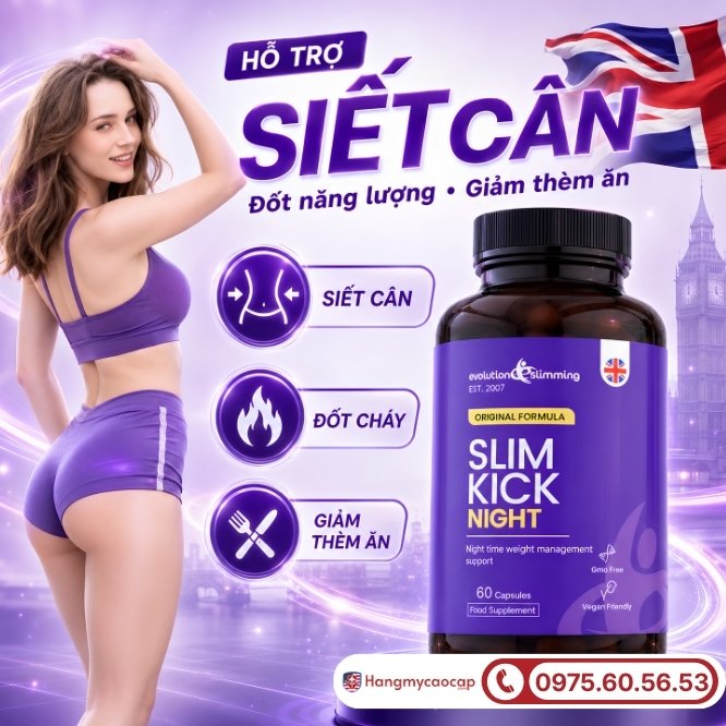 Những công dụng vượt trội giúp Slim Kick Night định hình vóc dáng