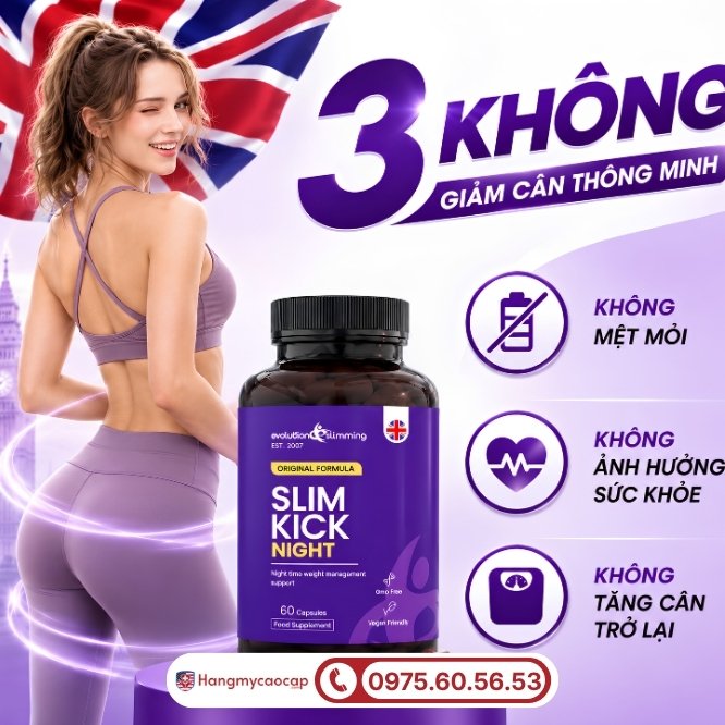 Những công dụng vượt trội giúp Slim Kick Night định hình vóc dáng