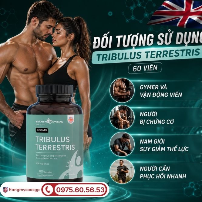 Những ai nên sử dụng viên uống Tribulus Terrestris 60 viên?